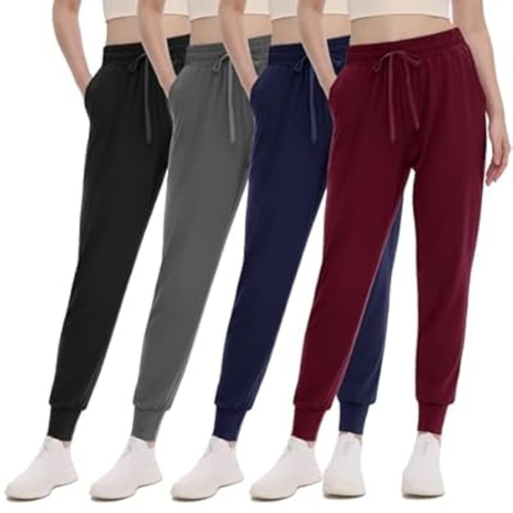 GAYHAY Joggers for Women with Pockets - Womens Sweatpants Lightweight Yoga Lounge Pants for Athletic Workout Gym Running