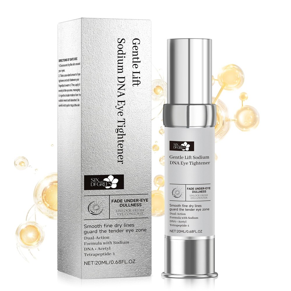 SIX DEGREES Instant Eye & Face Lift Cream, Sodium DNA Gentle Lifting Efficacy, Smoothes Forehead Lines & Fine Lines, Reduces Dark Circles & Puffiness, Deeply Hydrates & Lifts Skin (0.68 fl oz)