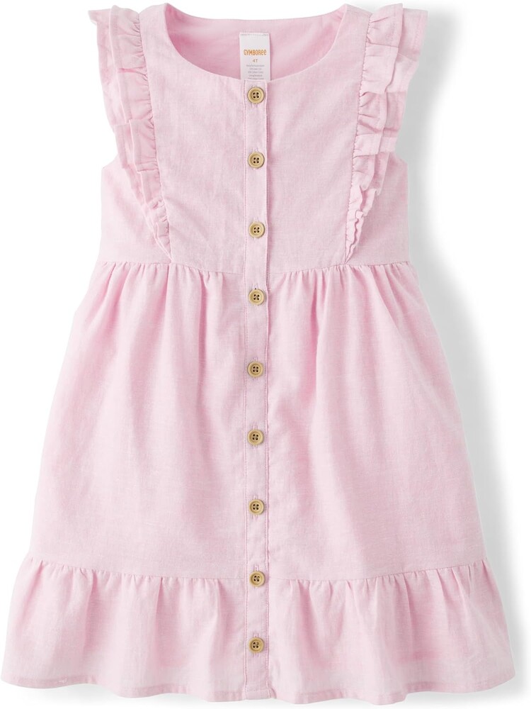 Gymboree Girls' and Toddler Linen Summer Dresses