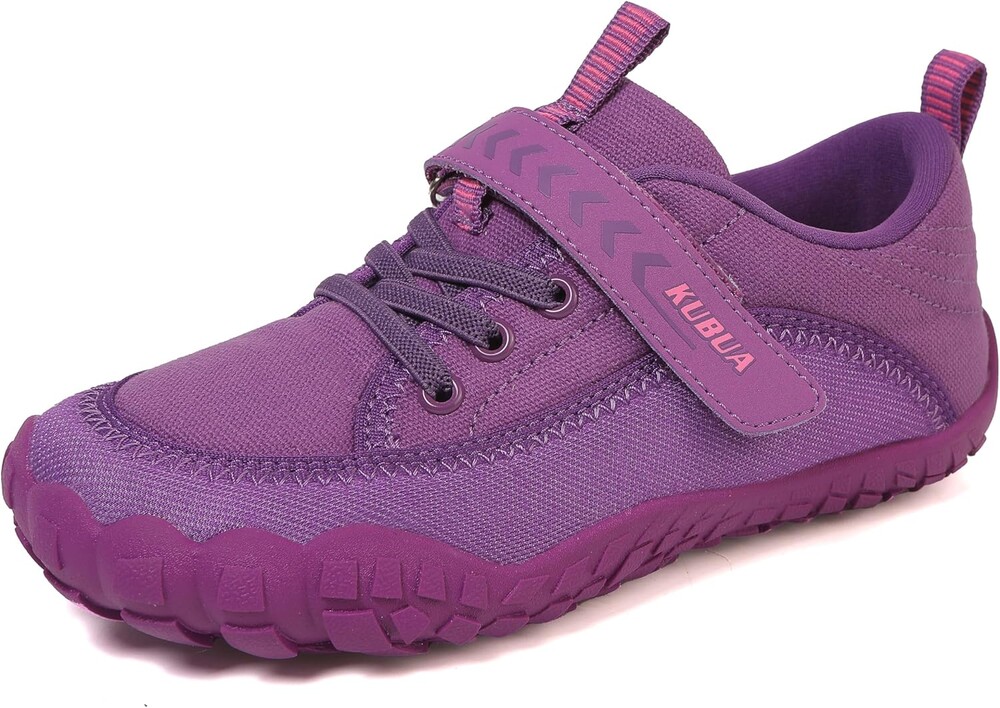 KUBUA Kids Barefoot Shoes Boys Girls Slip On Minimalist Sneakers for Walking Tennis Athletic Hiking Toddler Little Big Kid