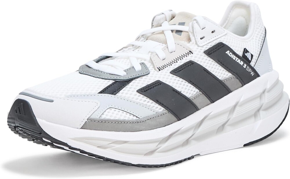 adidas Mens Adistar 3 Sportswear Lace Up Sneakers Shoes Casual - Grey