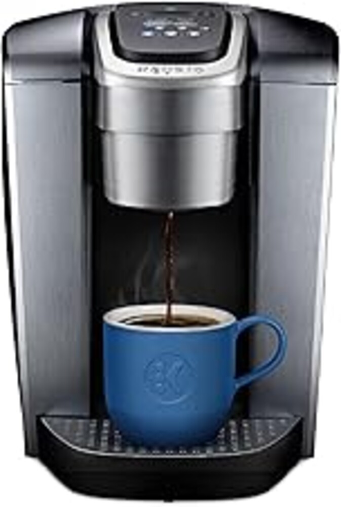 Keurig K-Elite Single Serve K-Cup Pod Coffee Maker, with Strength and Temperature Control, Iced Coffee Capability, 8 to 12oz Brew Size, Programmable, Brushed Silver
