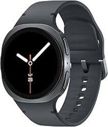 Samsung Galaxy Watch 8 (2025) 40mm Bluetooth Smartwatch, Cushion Design, Fitness Tracker, Sleep Coaching, Running Coach, Energy Score, Heart Rate Tracking, Graphite [US Version, 2 Yr Warranty]
