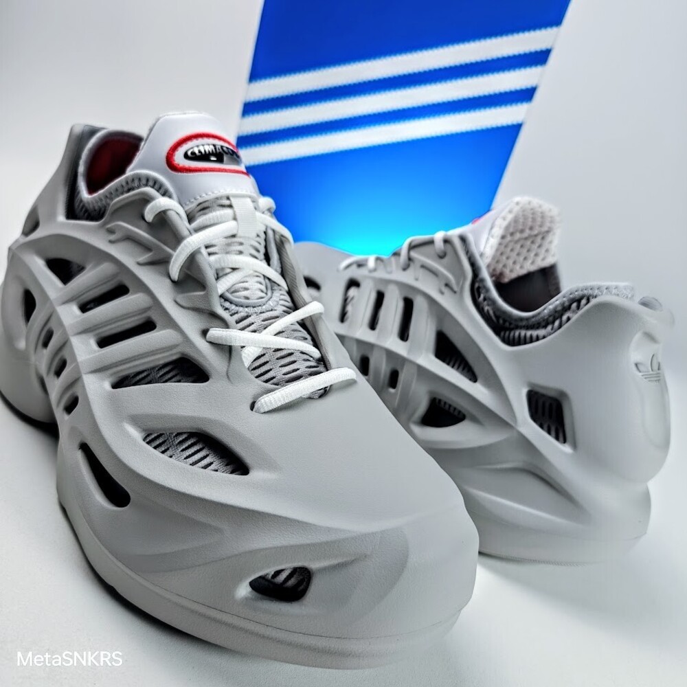 Adidas US 11.5 Men's Grey Silver White Foam Comfort Adifom Climacool  IF3935 New