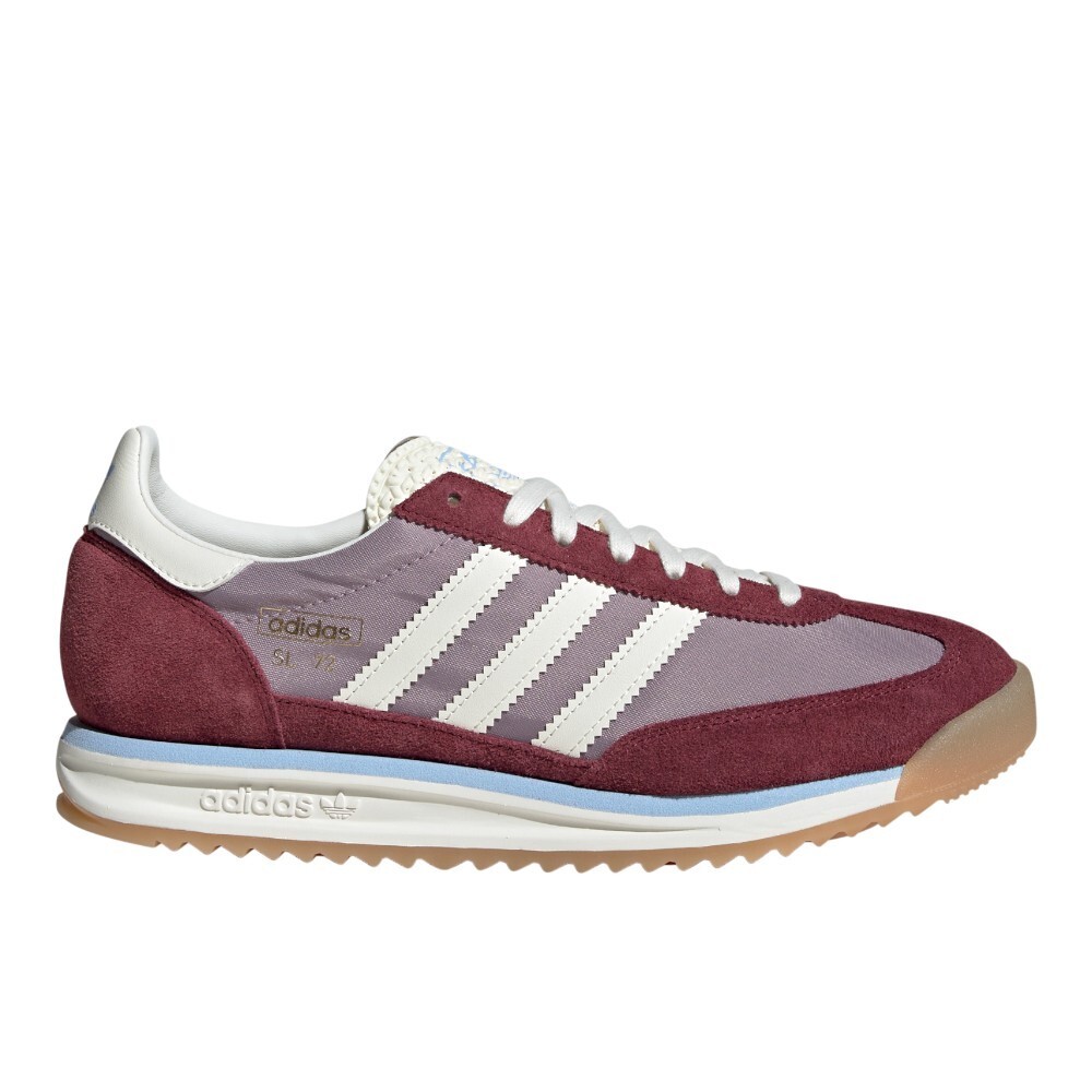 adidas Sl 72 Rs Lace Up  Mens Purple, Red Sneakers Casual Shoes JI1325