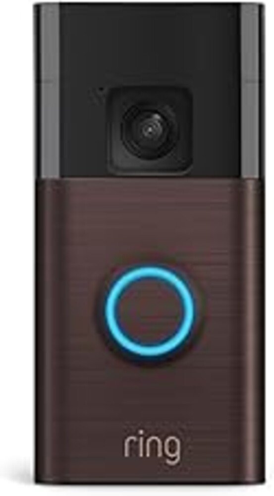 Ring Battery Doorbell, Home or business security with Head-to-Toe video, Live View with Two-Way Talk, and Motion Detection & Alerts, Venetian Bronze
