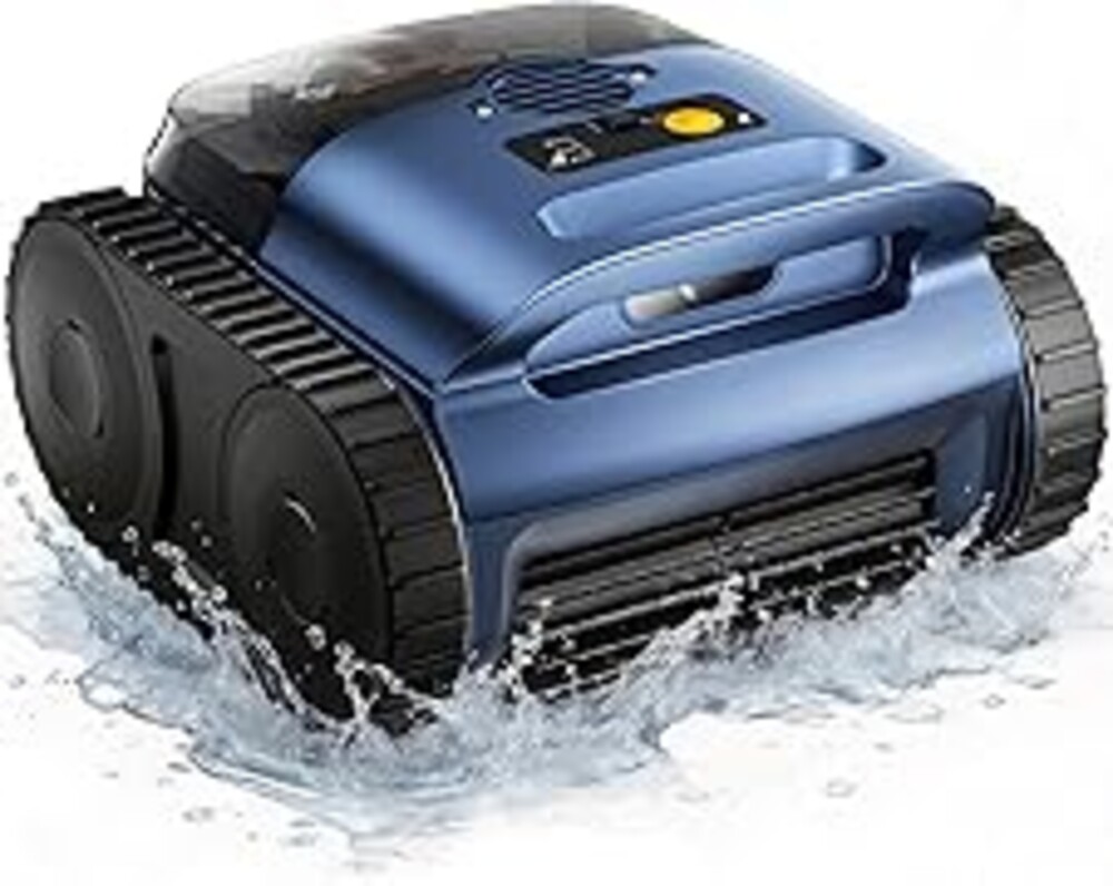 [2026 Release] Automatic Robotic Pool Vacuum for Inground & Above Ground Pools, Wall Climbing Pool Vacuum Cleaner, Cleans Floor, Walls, Waterline, Drain & Skimmer up to 2150 Sq. Ft., 190 Min