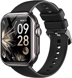 RUXINGX Smart Watches for Men Women, 1.85" Fitness Tracker with Bluetooth Calls, IP68 Waterproof, 120+ Sport Modes, 30-Day Battery, 24/7 Heart Rate & Sleep Monitor for iPhone Android iOS