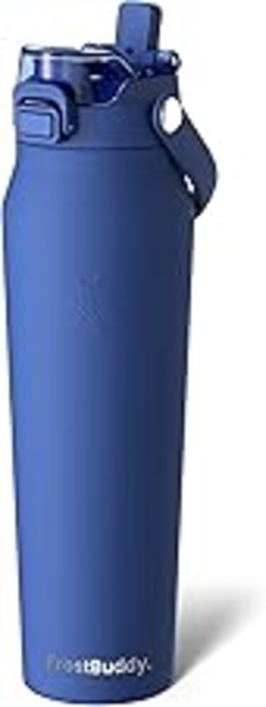Frost Buddy 32oz Insulated Water Bottle with Straw & Chug Lid | Leak-Proof Stainless Steel | 24-Hours Cold | Sweat-Proof, Cup Holder Friendly | Ideal for Gym, Travel, Sports & Everyday Hydration