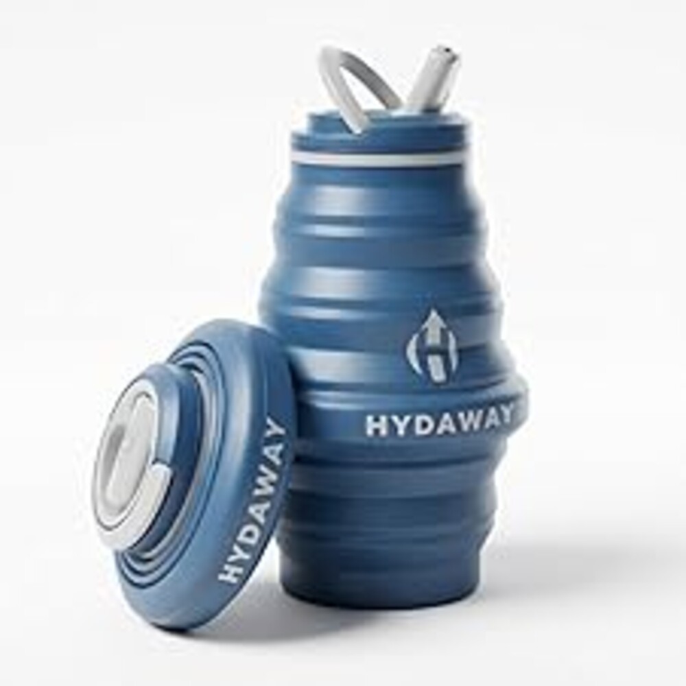 HYDAWAY 17oz Travel Collapsible Water Bottle - BPA-Free, Leakproof, Lightweight, Space-Saving