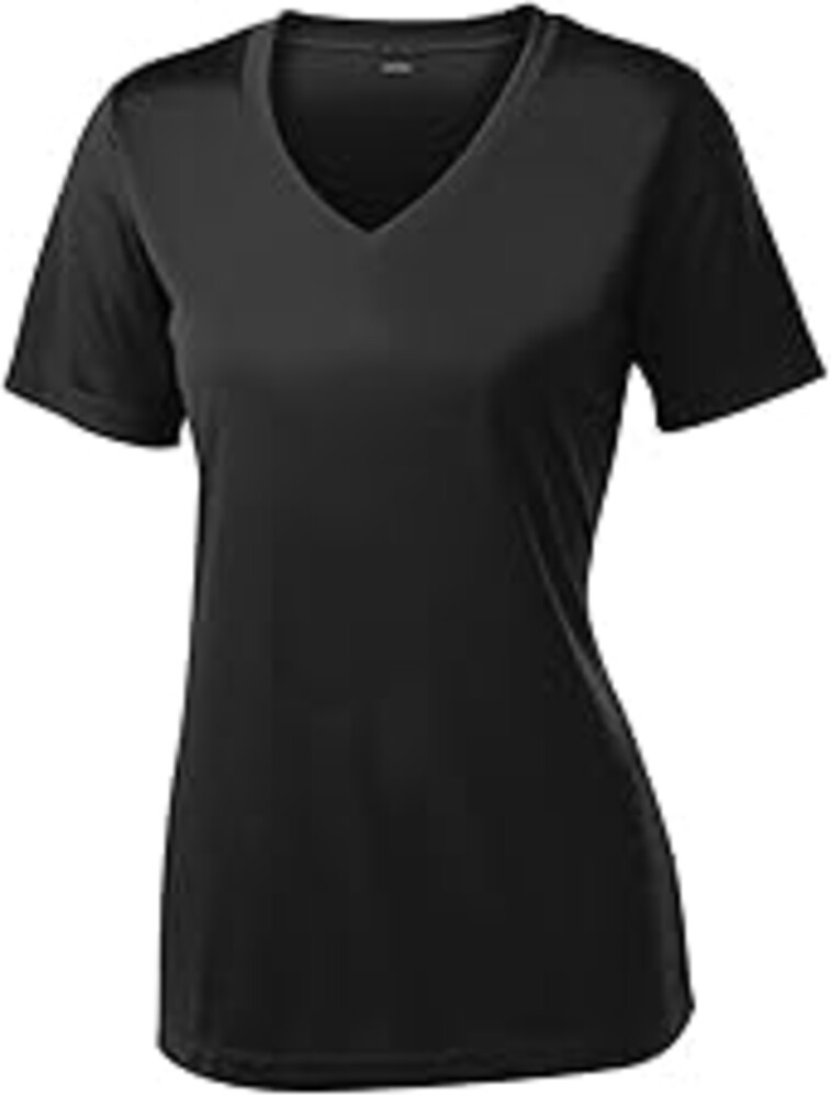 V Neck T Shirts for Women, Athletic Short Sleeve Workout Top, UV Sun Protection, Quick Dry Moisture Wicking Shirts for Women