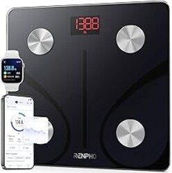 RENPHO Smart Scale for Body Weight, FSA&HSA Eligible, Digital Bathroom Scale BMI Weighing Bluetooth Body Fat Scale, Body Composition Monitor Health Analyzer with Smartphone App, 400 lbs - Elis 1