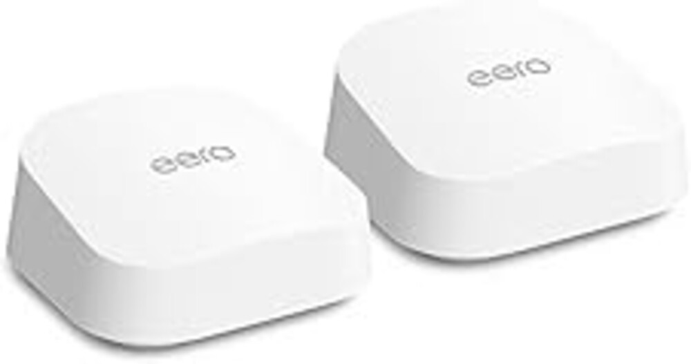 Amazon eero 7 dual-band mesh Wi-Fi 7 router (newest model) - Supports internet plans up to 2.5 Gbps, Coverage up to 4,000 sq. ft., 2-pack