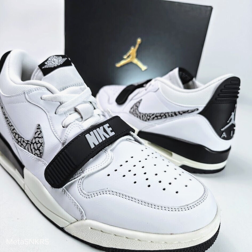 Air Jordan US 12.5 Mens White Grey Black Nike Retro Legacy 312 Lo CD7069 110 New