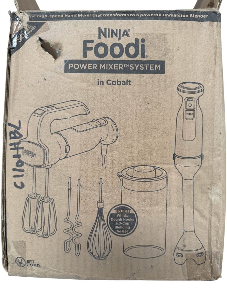 Ninja Foodi CI101 3 in 1 Power Mixer 750W Hand Mixer Immersion Blender Set