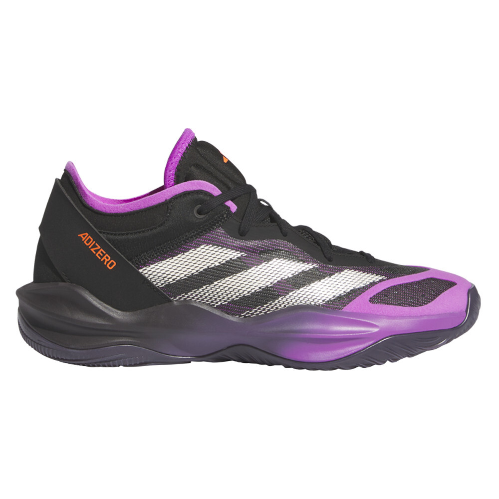 adidas Adizero Select 2.0 Basketball  Mens Black, Purple Sneakers Athletic Shoes