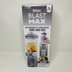 NIB Ninja Blast 20oz Max Portable Blender Cool Gray New In Sealed Box On The Go