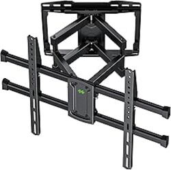 USX Mount Full Motion TV Wall Mount for 37-82 Inch TVs, Swivel and Tilt Wall Mount TV Barcket with Extension, Max VESA 600x400mm & 16" Wood Studs，Fit Most 55 65 70 75 80 inch TVs