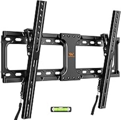 IWORKBOARD 55 65 75 85 inch Tilting TV Wall Mount for 32-90 '' TVs, Low Profile TV Mount Bracket, Safe Lock & Quick Release, Max VESA 600x400mm, 24 inch Studs,132 lbs, Fit Most 55+ 75+ 85+ 86 TVs