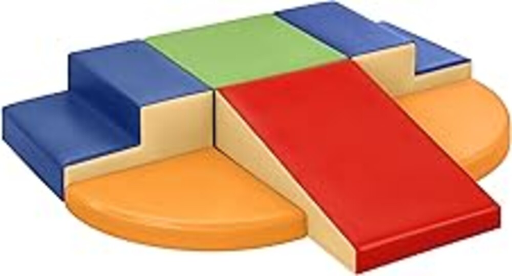 TODIBY 6-Piece Soft PU Leather Toddlers Climbing Toys, Baby Foam Climbing Blocks for Toddlers, Foam Play Gym Climber Structures for Toddler 3, Indoor Climb and Crawl Activity Play Set