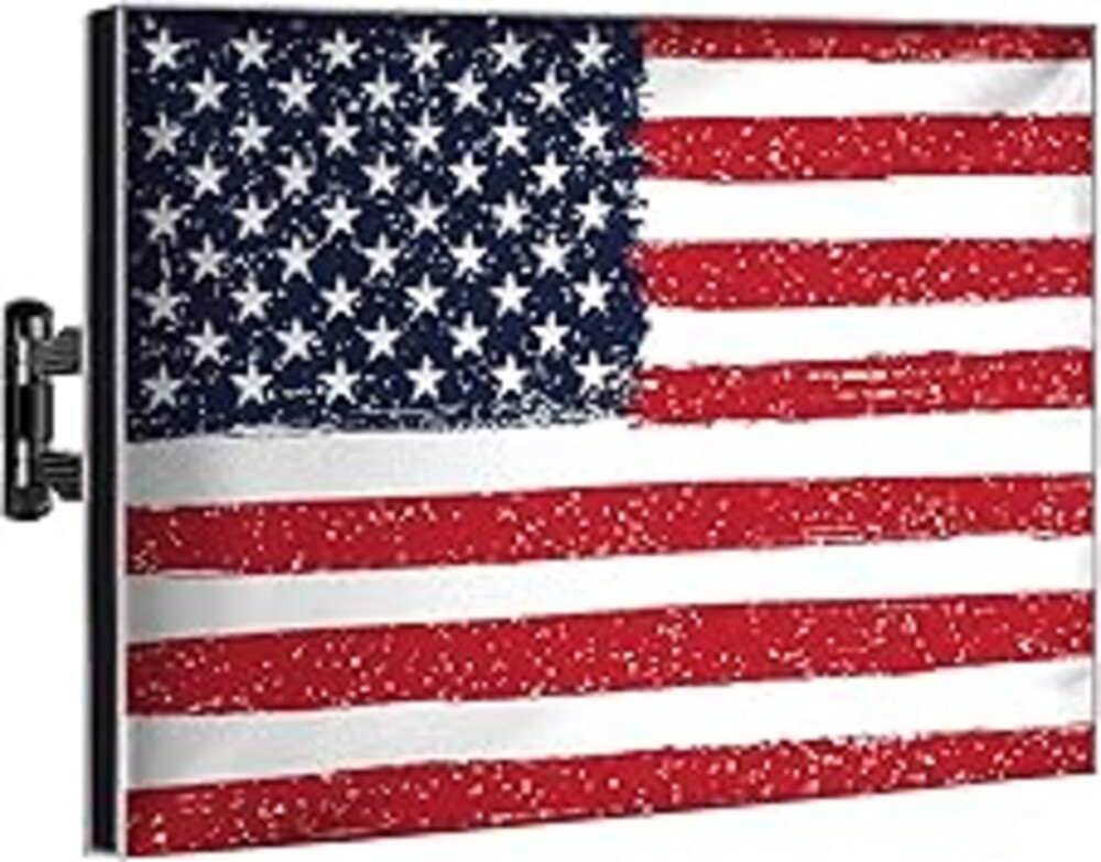Garnetics Outdoor TV Cover 65 Inch – Waterproof, Weatherproof TV Enclosures with Smart Shield Screen Protectors, Ideal for Outdoor Use, Moving, and Storage - US Flag