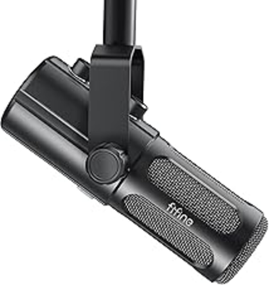 FIFINE Podcast Microphone, USB/XLR Vocal Dynamic Microphone for Streaming, Recording, Broadcast, Content Creator, Studio Microphone for PC with Mute Button, Headphone Monitoring-AmpliTank TANK6