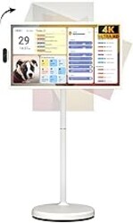 ApoloSign 32'' UHD 4K Smart Portable TV 2nd Gen, 16(8+8) GB RAM+256GB, Android 16, EDLA-Certified, Portable Touch Screen Monitor, Built-in 15000mAh Battery, Full Swivel Rotation, Voice Remote Control
