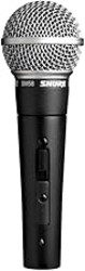 Shure SM58S Dynamic Vocal Microphone with On/Off Switch, Cardioid Pattern, Built-in Pop Filter, for Live & Studio Performance Mic for Singers, Speakers & Stage Use, Black