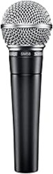 Shure SM58 Professional Dynamic Vocal Microphone with 25-Foot XLR Cable – Cardioid Mic for Live Performance, Studio Recording, Podcasting & Streaming (SM58-CN), Black & Silver