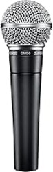 Shure SM58-LC Dynamic Vocal Microphone – Professional Handheld Cardioid XLR Mic for Singing, Live Performance, Studio Recording, Podcast & Broadcast, Black