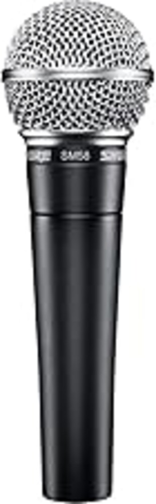 Shure SM58-LC Dynamic Vocal Microphone – Professional Handheld Cardioid XLR Mic for Singing, Live Performance, Studio Recording, Podcast & Broadcast, Black