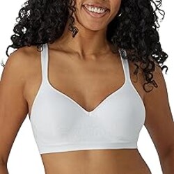 Bali Women's Wireless Bra DF3463, Comfort Revolution Full-Coverage Bras for Women, Moisture-Wicking, Wirefree