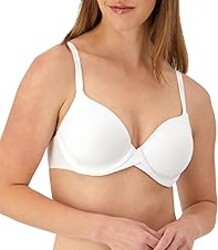 Maidenform Women's Demi Underwire Bra, One Fab Fit Lightly Padded Bras for Women, Convertible Straps (Plus