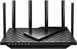 TP-Link AXE5400 Tri-Band WiFi 6E Router (Archer AXE75), 2025 PCMag Editors' Choice, Gigabit Internet for Gaming & Streaming, New 6GHz Band, 160MHz, OneMesh, Quad-Core CPU, VPN & WPA3 Security