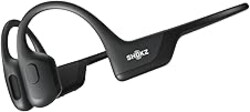 SHOKZ OpenRun Pro-Bone Conduction Headphones, Open-Ear Bluetooth Wireless Sport Headphones for Running and Workout, Sweat Resistant, Long Battery Life, Premium Deep Bass, Mic，with Hair Band, Black