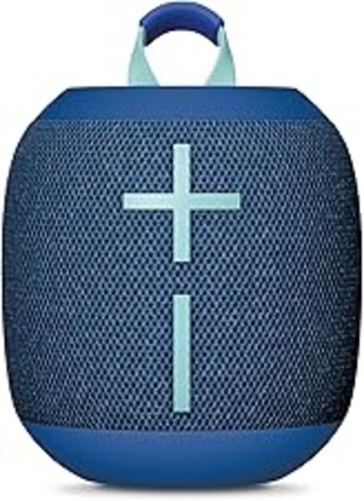 Ultimate Ears WONDERBOOM 4 Outdoor Speakers Bluetooth Waterproof with Big Bass & 360-Degree Sound, Dustproof Floating Wireless Speaker, 131ft Range - Blue