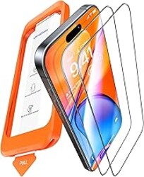 UltraGlass UNBREAK TOP 9H+ Armor for iPhone 17 Pro Max Screen Protector [NO.1 Military Grade Shatterproof] Screen Protector 17 Pro Max Tempered Glass 17 ProMax, Longest Durable, Full Coverage, 2 Pack