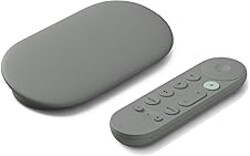 Google TV Streamer 4K - Fast Streaming Entertainment on Your TV with Voice Search Remote - Watch Movies, Shows, Live TV, and Netflix in 4K HDR - Smart Home Control - 32 GB of Storage - Hazel