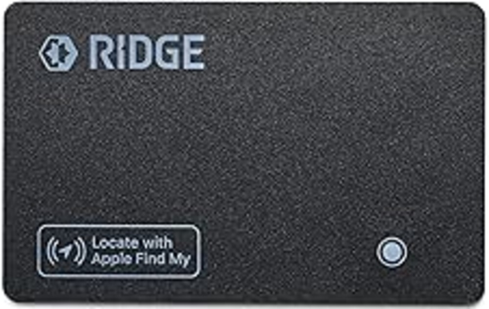 Ridge Wallet Tracker Card - Tile Slim Tracking Card Compatile with Apple Find My, Item Locator for Luggage Tags, Passports, Phone, IP68 Waterproof