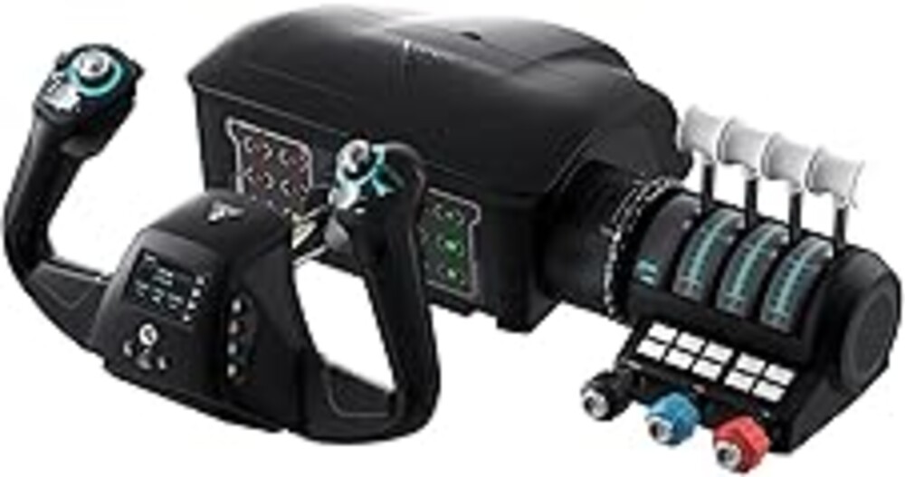 Turtle Beach VelocityOne Flight Universal Control System - Xbox Series X & Xbox Series S, Xbox One & Windows 10 & 11 PCs with Yoke Handle, Throttle Quadrant, Trim Wheel & Rudder Controls