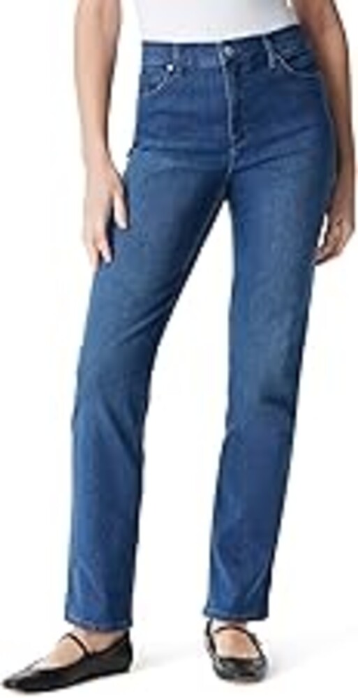 Gloria Vanderbilt Womens Amanda Classic High Rise Tapered Jean Petite