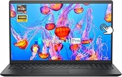 Dell Inspiron 15.6" FHD Touchscreen Laptop Computer, Windows 11 Pro, AMD Ryzen 7 7730U (8-Core) Processor, 16 GB 3200MHz RAM, 512 GB SSD, LED-Backlit Display, AMD Radeon Graphics, Wi-Fi, HD Webcam