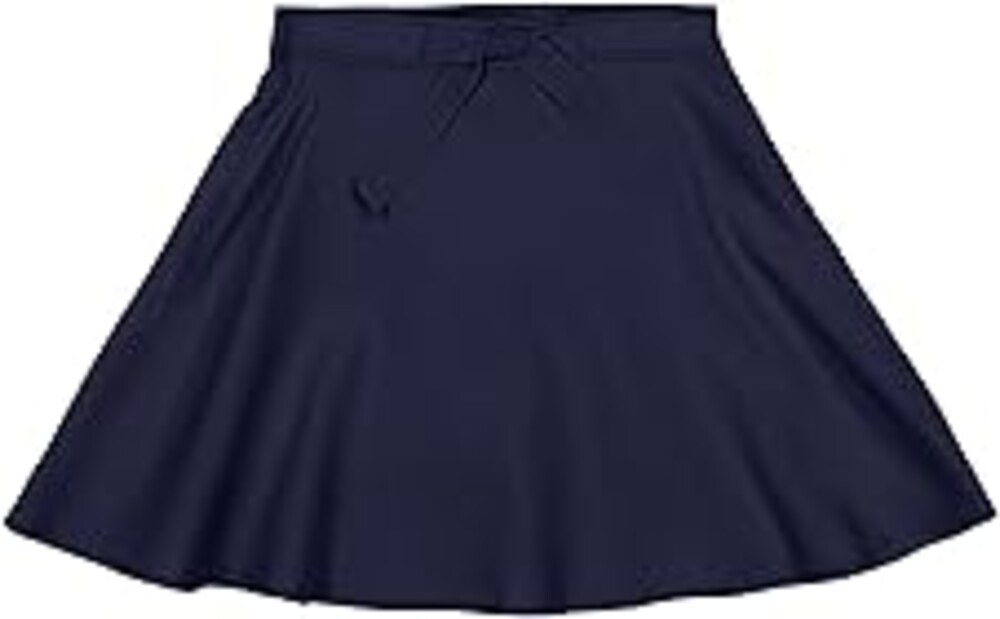 Izod Girls' School Uniform Pull-on Scooter Skirt with Undershorts, Knit Waistband & Functional Pockets, Wrinkle Resistant