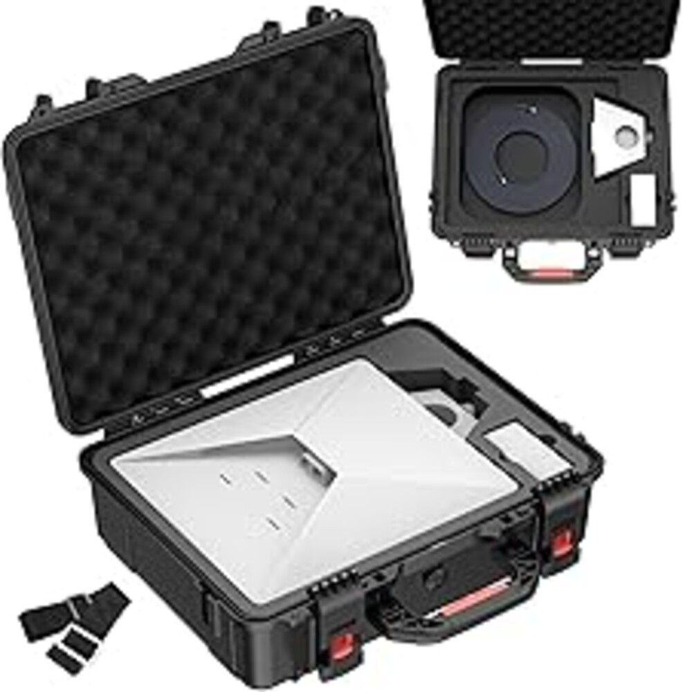 MEKEET Starlink Mini Case, IP67 Waterproof Hard case Fits Star Link Mini Dish, Portable Shoulder Dual Carry Options with Precision Cut Foam For Starlink Accessories,Ideal for Travel and Camping