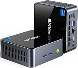 GMKtec Mini PC Intel Core i7-1185G7 (up to 4.8 GHz) 32GB DDR4 1TB SSD Desktop Mini Computers WiFi 6, BT 5.2/ DP, HDMI/RJ45 2.5G/USB4.0