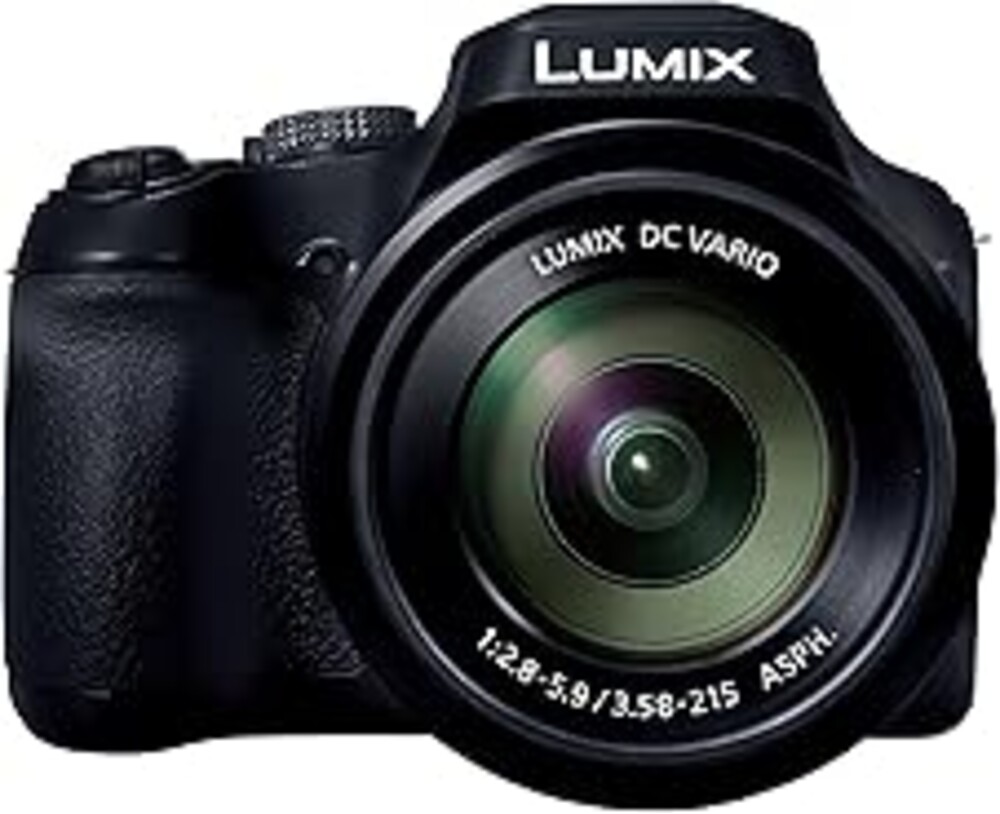 Panasonic LUMIX FZ80D Point and Shoot Digital Camera 4K Photo/Video Recording with Power Optical Image Stabilizer, Vlogging Camera with 60X Optical Zoom & 20-1200mm Wide-Angle Lens - DC-FZ80D