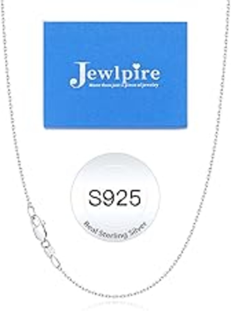 Jewlpire 1mm 1.2mm Cable Chains 925 Sterling Silver Chain Necklace for Women, 14k Gold Plated Chain for Women Sturdy Womens Chains Necklace, 14 16 18 20 22 24 Inch