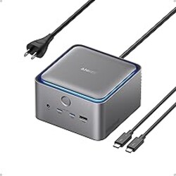 Anker Prime TB5 Docking Station, 14-in-1 Thunderbolt 5 Dock with 120Gbps Max Transfer, Thunderbolt Dock with 140W Max Charging, Cooling System, Up to 8K, Dual Display for TBT 5/4 Laptops