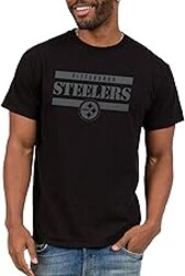 Junk Food x NFL - Team Stencil Block - Officially Licensed Adult Short Sleeve Fan T-Shirt for Men & Women