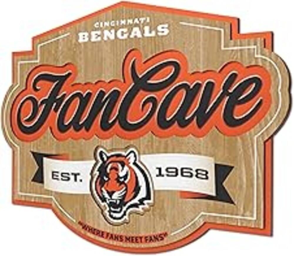 YouTheFan NFL Officially-licensed FanCave 3D wall art - ready-to-hang, 3D multi-layered construction - floating wall mount design - Perfect fan gift